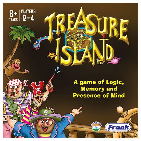 Buy Frank Treasure Island Board Game for Kids Above 8+ Years - Fun ...