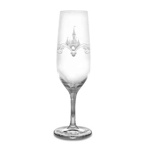 Walt Disney World Castle Glass Flute by Arribas - Personalizable ...