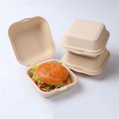 Adaamya® 50 Pcs Bio Degradable Bagasse Compostable Takeaway Disposable ...