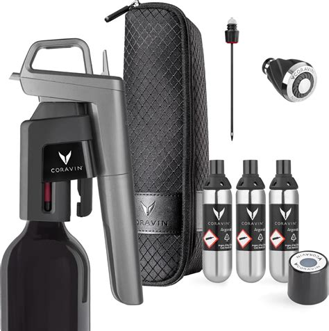 Buy Coravin Timeless Five Plus Pack - Wine by the Glass System, Bottle ...