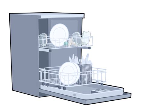 Open dishwasher | Free SVG