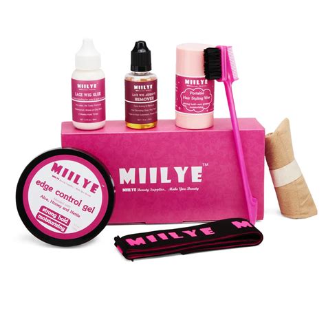 MIILYE Lace Wig Glue and Hair Styling Wax Gel Combo Pack - Invisible ...