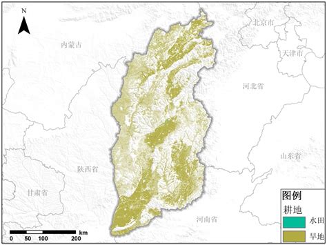 山西省耕地资源空间分布产品-土地资源类数据-地理国情监测云平台