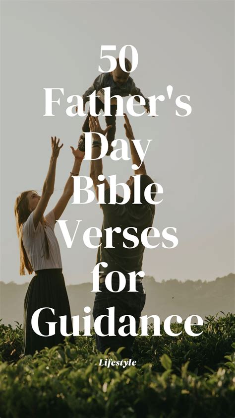 50 Father's Day Bible Verses for Guidance and Reflection