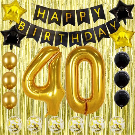 Buy 40th Birthday Decorations for Mens 40th Birthday Decorations for ...