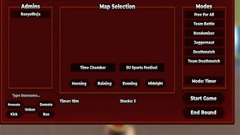 Image result for Slayers Unleashed Menu Script