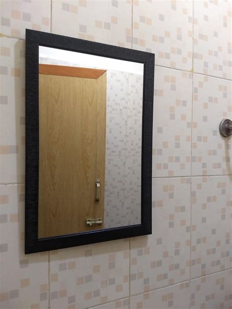 Buy AG Crafts™ Black Flat Decorative Wall Mirror/Looking Glass Inner ...