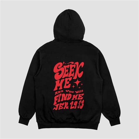 SEEK JESUS Christian Hoodie Bible Verse Christian Gifts Unisex - Etsy
