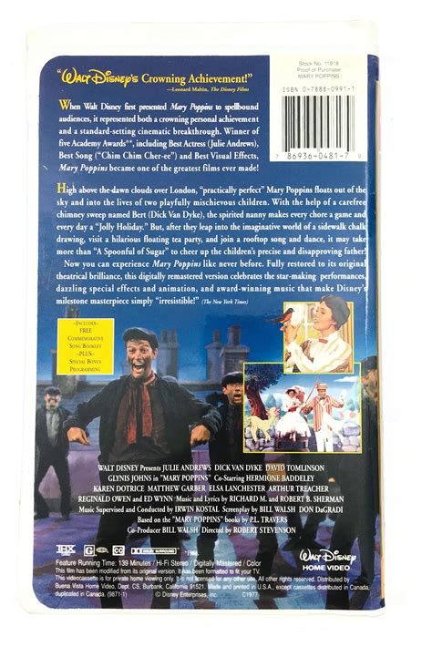 Mary Poppins (Fully Restored Limited Edition) (Walt Disney's ...