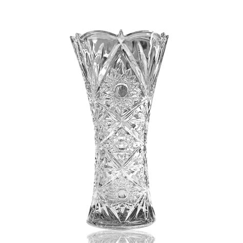 Buy E-Ezra Crystal Clear Glass Flower Vases for Living Room ...