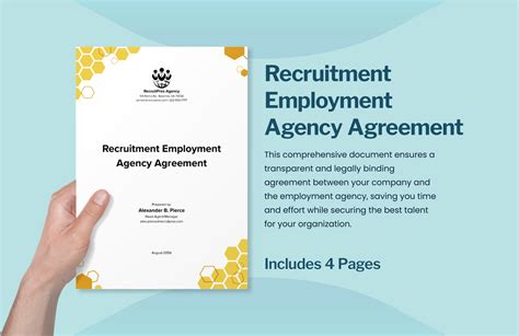 Free Recruitment Agreement Templates, Editable and Printable