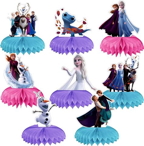 Frozen birthday party supplies frozen decorations for tables 8pcs ...