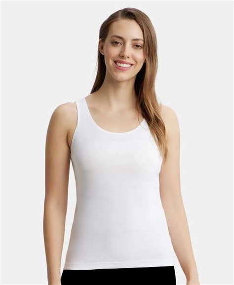 Buy Super Combed Cotton Rib Fabric Inner Tank Top With StayFresh ...