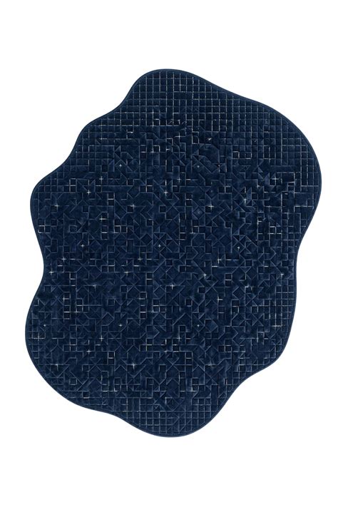 Midnight Origami Sculpt Rug – Saara Rugs