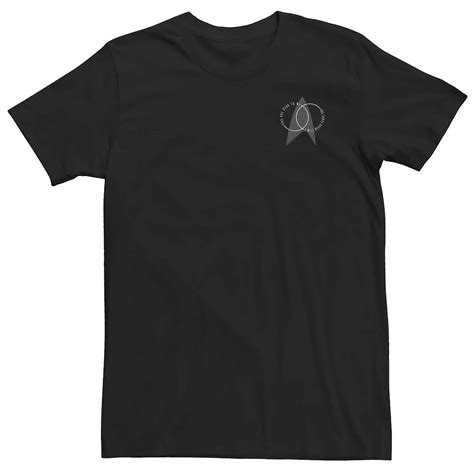 Big & Tall Star Trek: Picard Twins Logo Left Chest Tee