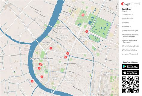 Mapa Turistico Bangkok | Mapa
