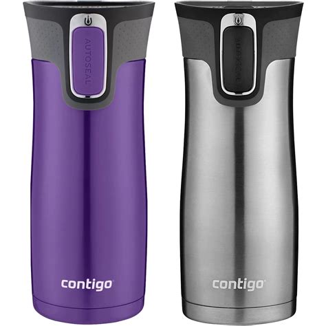 Contigo 16 oz. West Loop 2.0 Travel Mug - Set of 2 - India | Ubuy