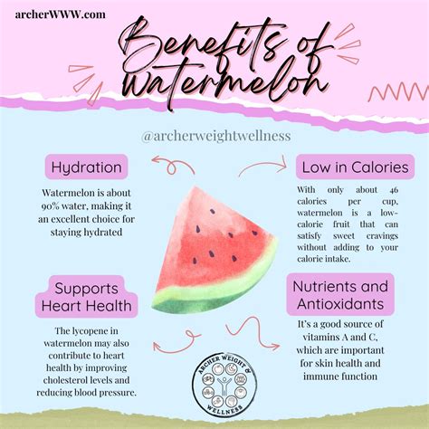Watermelon is more than just a refreshing summer treat! It helps keep you hydrated, supports ...