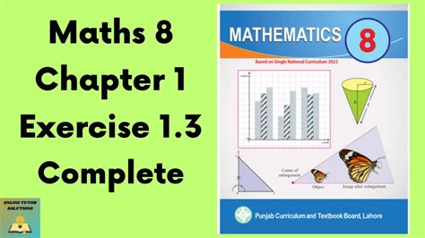 Math Chapter 1 Class 8 Revision Test 的图像结果