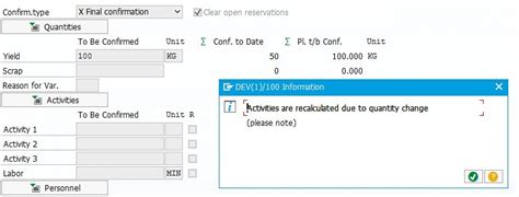 Calculating Activity Amounts for Production and Process Orders with SAP ...