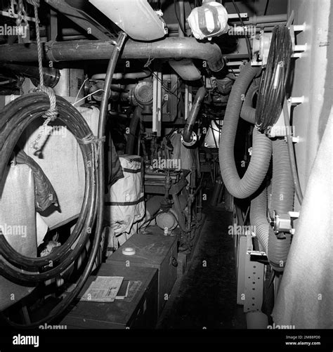 A view of the unfinished main engine room No. 2, compartment 5-300-O-E ...