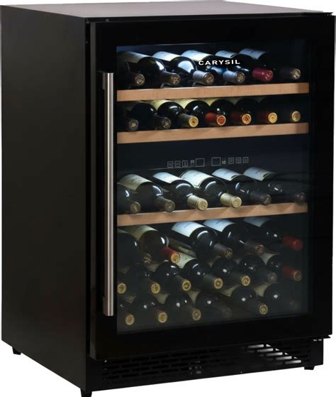 Carysil 49-Bottle Wine Chiller, Free Standing, Dual Cooling Zone ...