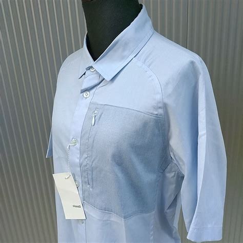 【2012SS】新品/シッソイドcissoid/デッドストック/半袖/ポケット付/シャツ/ブルー/M/定価18900/ | 古着屋 ...