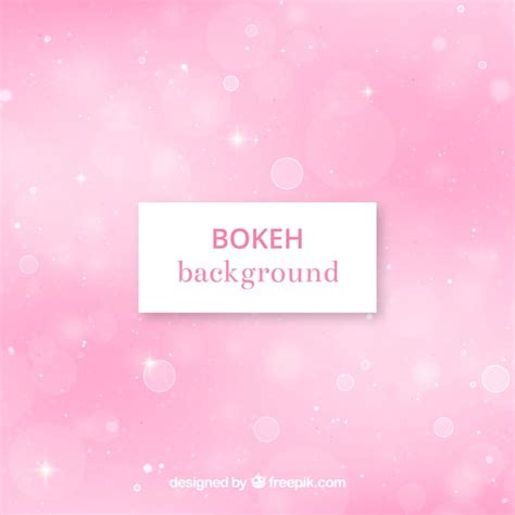 Pink bokeh background | Premium Vector