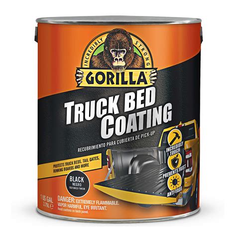 Amazon.com: Gorilla Truck Bed Liner Coating Pre-Mixed Ready to Apply, 1 ...