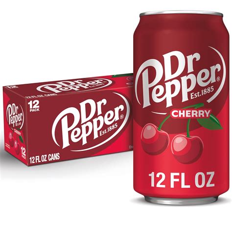 Dr Pepper Cherry Soda, 12 fl oz Cans, 12 Pack - Walmart.com