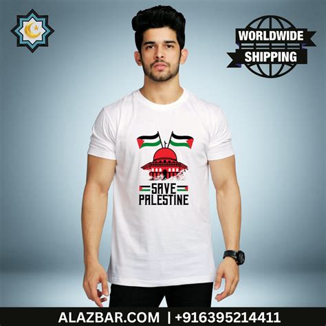 Save Palestine White T-Shirt – Free Palestine Protest Shirt, Solidarit ...