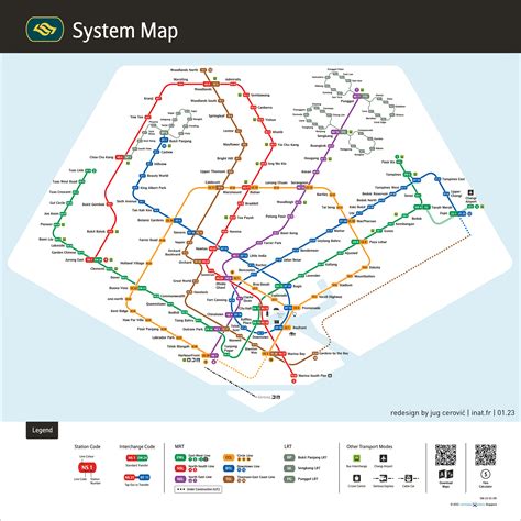Singapore Metro Map : inat