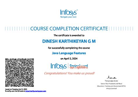 JAVA Infosys 2 - jjjjj - Economics SL - DINESH KARTHIKEYAN G M Java ...