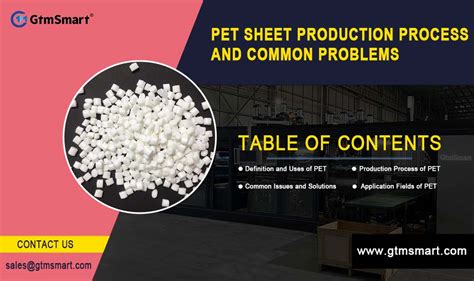 PET Sheet Production Process and Common Problems - GTM Smart