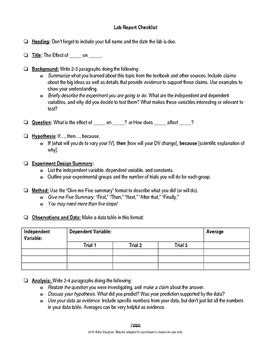 Report Checklist Form for Computer Lab 的图像结果