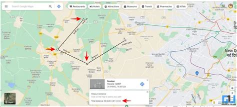 Image result for Distance Between Two Points Map