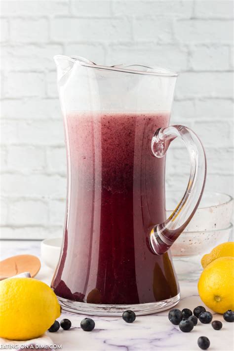 Blueberry Lemonade Recipe - Eating on a Dime