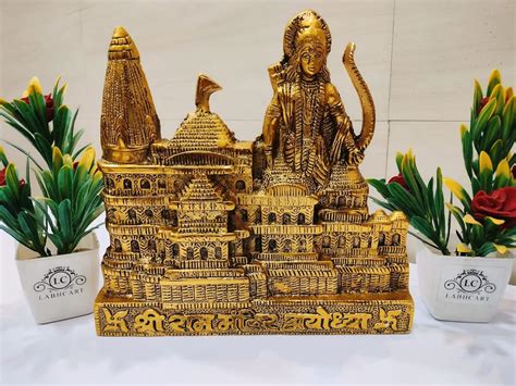 Prism Arts Ram-Mandir-Ayodhya Model-Metal-Temple : Amazon.in: Home ...