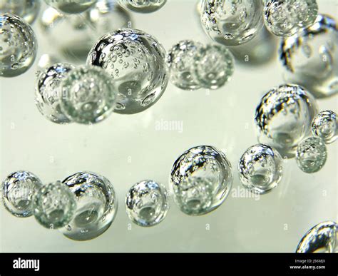 bubbles trapped in glass iv Stock Photo - Alamy