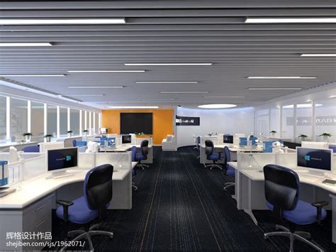 510平方现代简约办公室装修设计案例效果图_岚禾办公空间设计