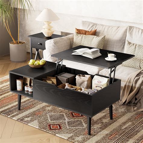 Lift Top Coffee Modern Living Room Tables with Storage, Small Dining ...