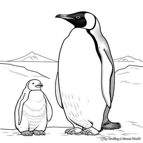 Printable Emperor Penguin