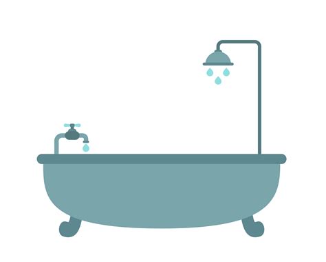Bathtub Shower Bathroom - Bath Free pull material png download - 2446* ...