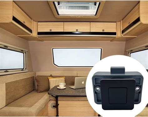 Buy 2 Sets PUROCEAN Metal Push Button Latch Square Push Lock Marine ...