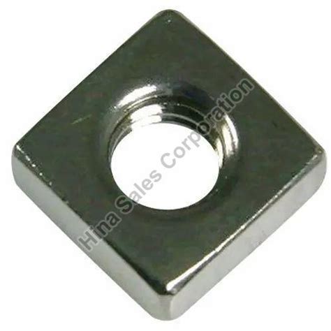 Stainless Steel Square Nut Manufacturer, Supplier from Mumbai