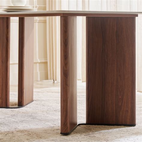 Buy Leyton Sintered Stone Top 6-Seater Dining Set with Chairs - Brown ...