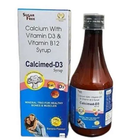 Pharmaceutical Syrup - Calcium Vitamin D3 Vitamin B12 Suspension ...