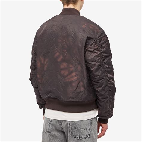 Stussy Stussy Dyed Nylon Bomber Jacket Brown | END. (SE)