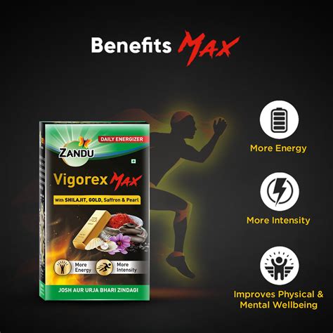 Buy Zandu Vigorex Max Capsule for Intensity & Energy