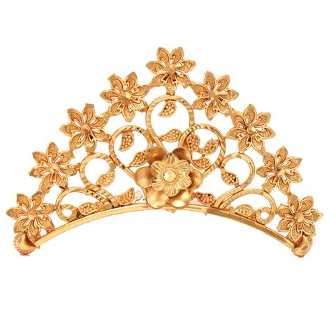 Floral Point Bridal Crown